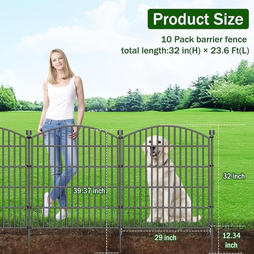 32inx 24ft garden fence - 32inx,