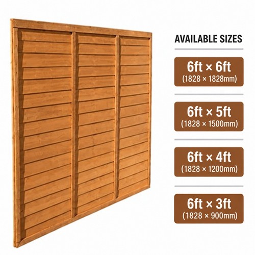Garden wooden fence panels dip - panels,