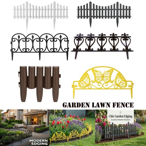 Lawn border fence 10pcs - lawn,
