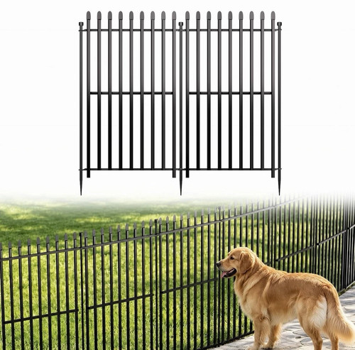 Dig decorative garden fence - no-dig,