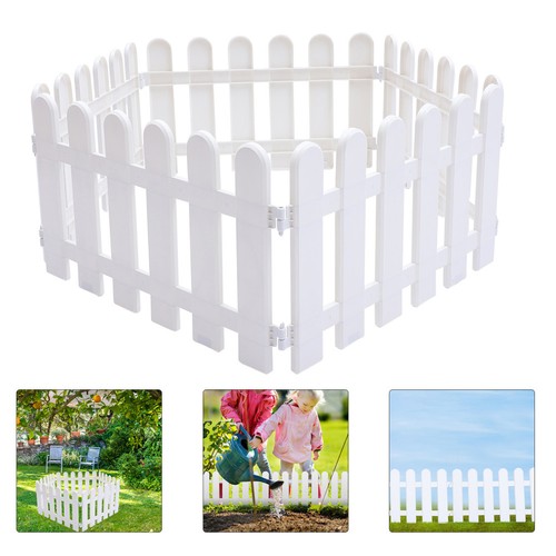 Reusable plastic garden fence - reusable,