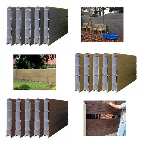 Composite plastic fence panels - plastic,