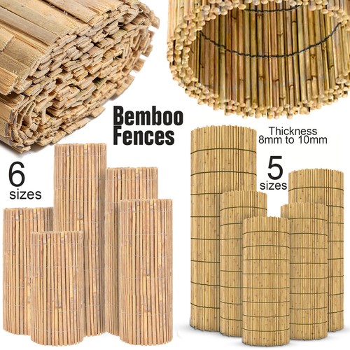 Bamboo slat fence screening - bamboo,