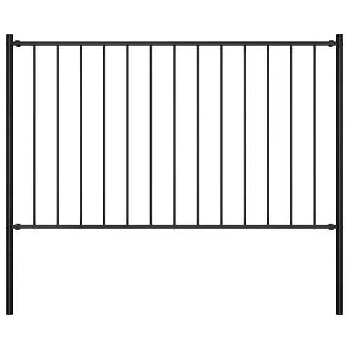 Garden fence panel - , black