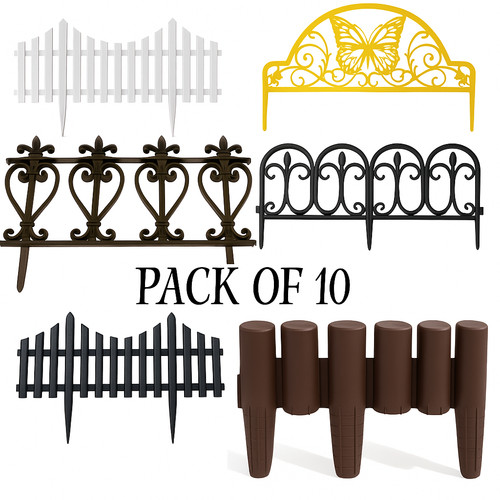 10pcs lawn border edge fence - 10pcs,