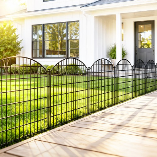 Garden fence with gate no - 5/10,