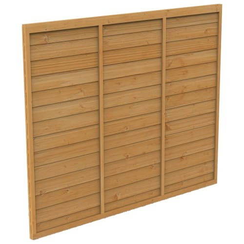 Overlap fence panel 6x5ft - panel,