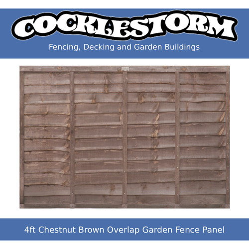 4ft high 6ft wide chestnut - high,