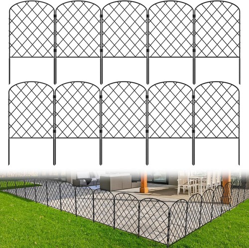 Pack metal garden fence no - pack,