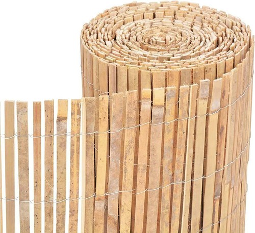 Slatted bamboo fence - 3/4m,