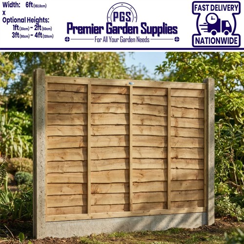 Premier lap garden fence - garden,