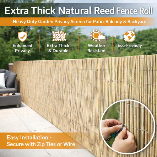 Reed fencing extra thick - fencing,
