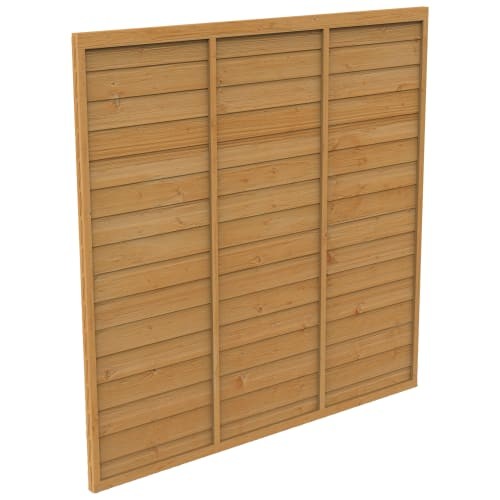 Overlap fence panel 6x6ft dip - overlap,
