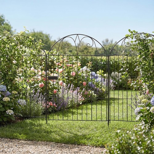 Metal garden fence - gate, 1