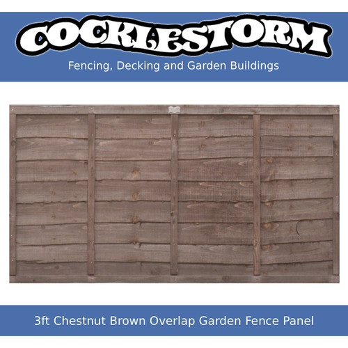 3ft high 6ft wide chestnut - wide,